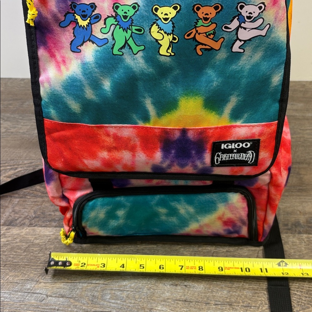 Igloo x Grateful Dead Tie-Dye Insulated Backpack Cooler – Dancing Bears - Picture 8 of 12